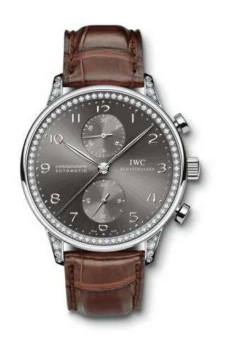 IWC Portuguese Chrono-Automatic White Gold / 266 Diamond IW3714-75 (3714-75, IW371475)